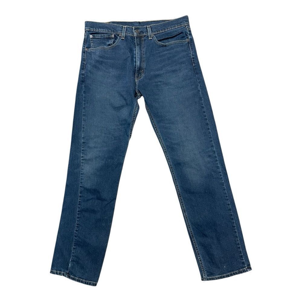 505 Levi's Men's Straight Jeans in Deep Blue Size 34x32